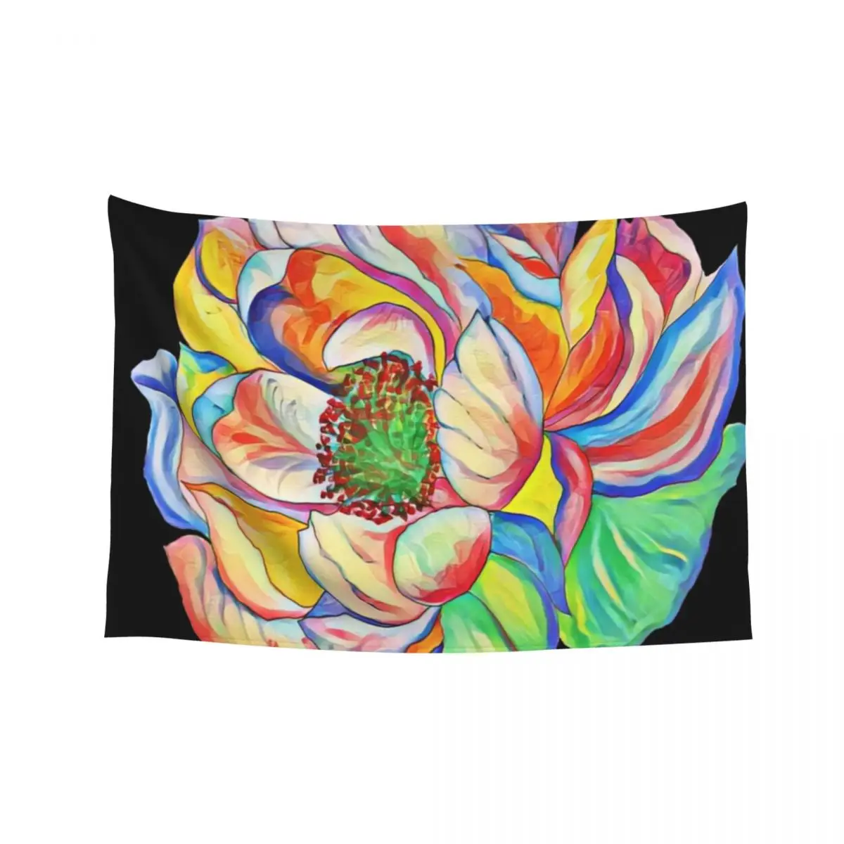 

Blossom black by Lavanya Tapestry Room Decoration Accessories Aesthetic Room Decors Wall Deco Tapestry