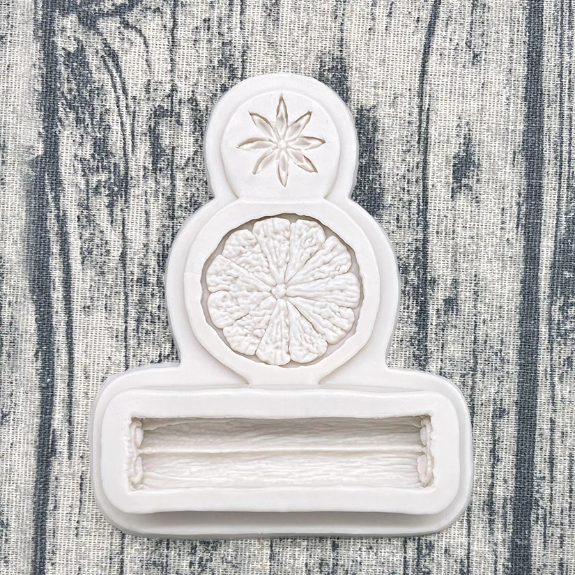 

E9 Lemon Cinnamon Star Anise Nuts Christmas Silicone Mold Cupcake Candy Home Baking Mold Chocolate Fondant Cake Decorating Tools