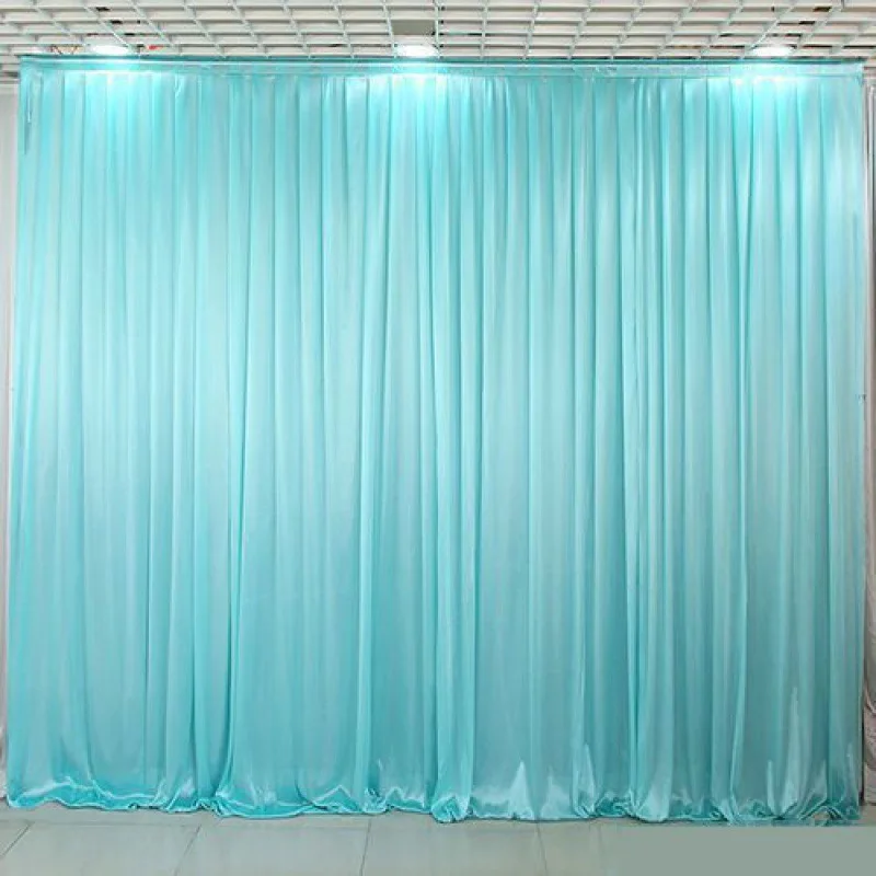 3x5/3x3M White Backdrop Party Curtain Non Transparent Lycra Photo Booth Backdrop Event Drapes Fabric Decoration for Baby Shower