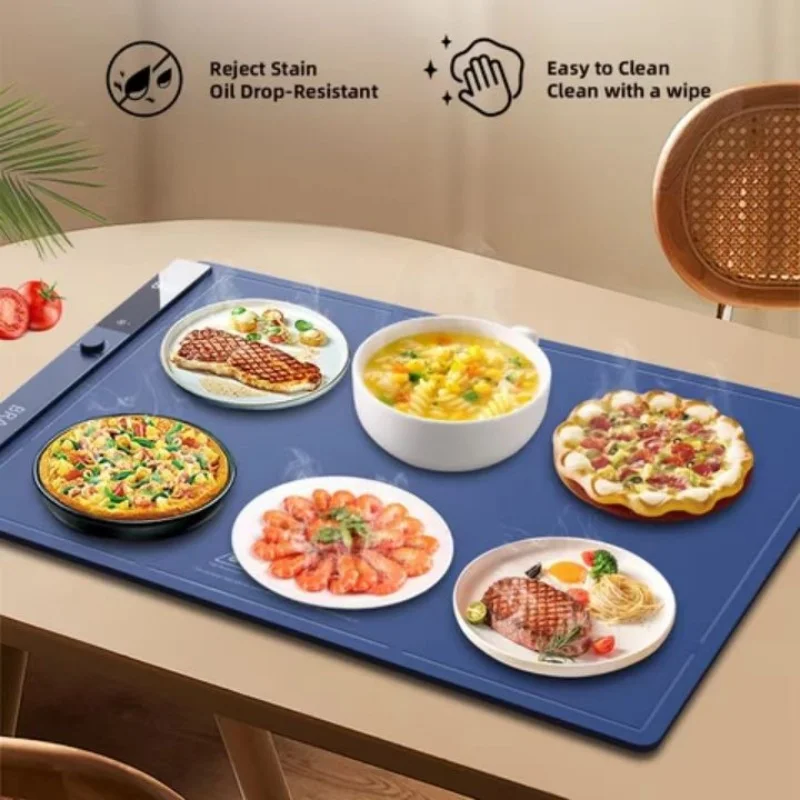 600mm*400mm Portable Food Warming Mat For Buffet Electric Warming Tray For Food Silicone Heating Mat Easy To Clean