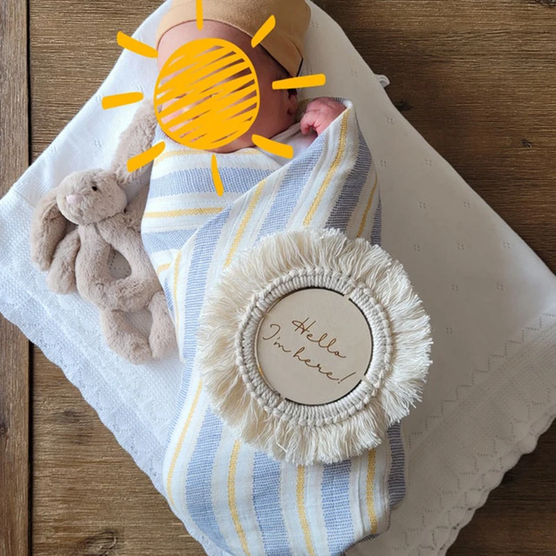 Baby Milestone Cards/Wooden Monthly Milestones/Wood Birth Announcement/Monthly Milestone Discs/Baby Shower Gift/Milestone Plaque