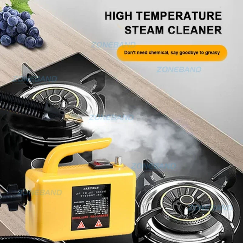 Handheld Steam Cleaner Steam Generator High Pressure Temperature 2600W Powerful Wiper Washer for Home Floor Kitchen Hood Cars