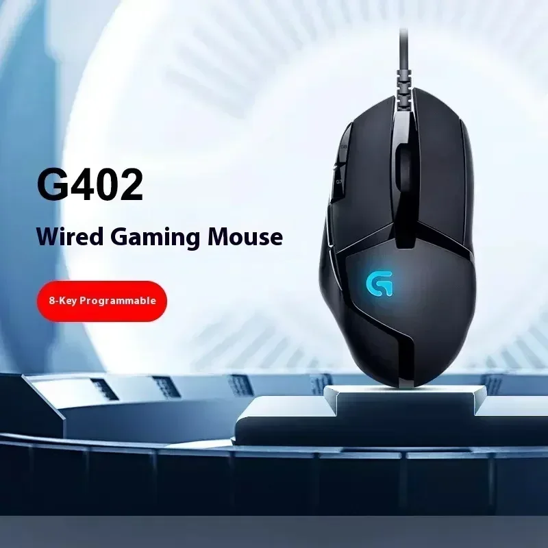 Original Logitech G402 Hyperion Fury FPS Gaming Mouse Wired Optical Mouse Computer Peripheral Accessories Gaming Mouse