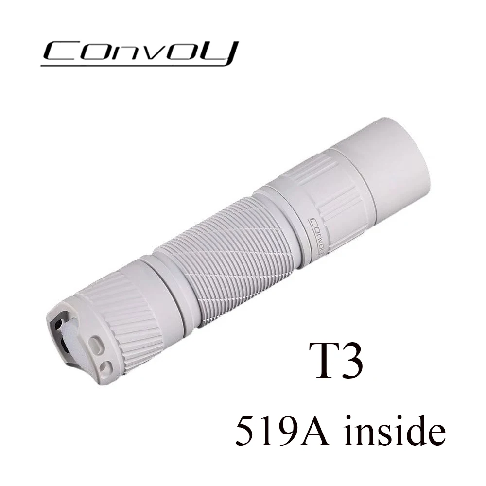 Mao Convoy T3 Flashlight with 519A 12 Groups Led Linterna for AA/14500 Mini Flash Light Torch Fishing Camping Lanterna Work Lamp