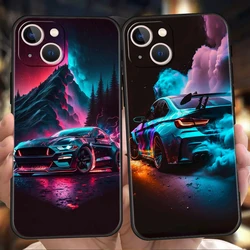 Neue Sportwagen form Handy hülle Abdeckung für iPhone 16 15 14 13 12 11 Pro Max 7 8 plus xr xs Silikon Soft Fundas Shell Taschen Capas