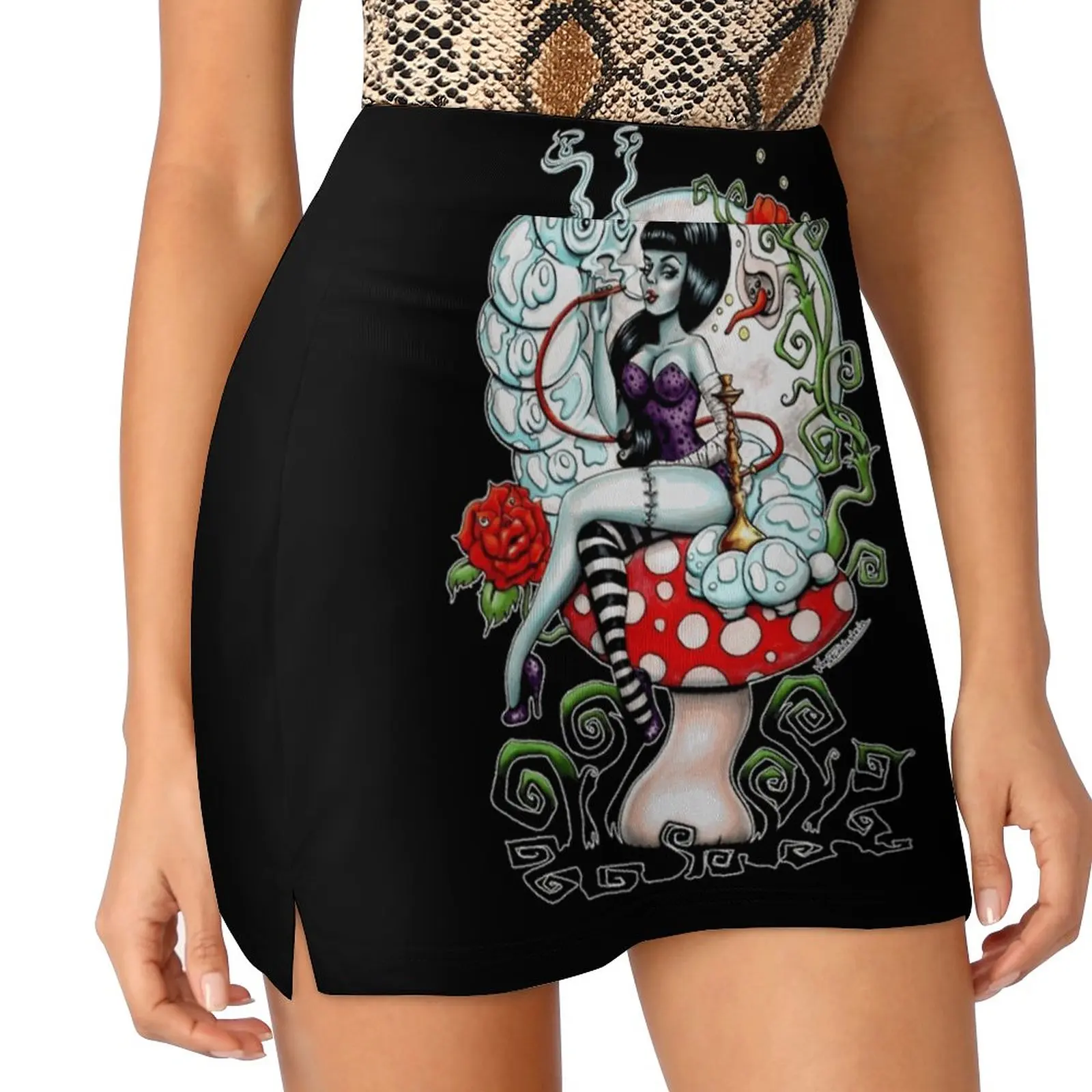 Alice In Zombie Land-Schmokin' Skirts Woman Fashion 2022 Pant Skirt Mini Skirts Office Short Skirt Alice In Zombie Absolem