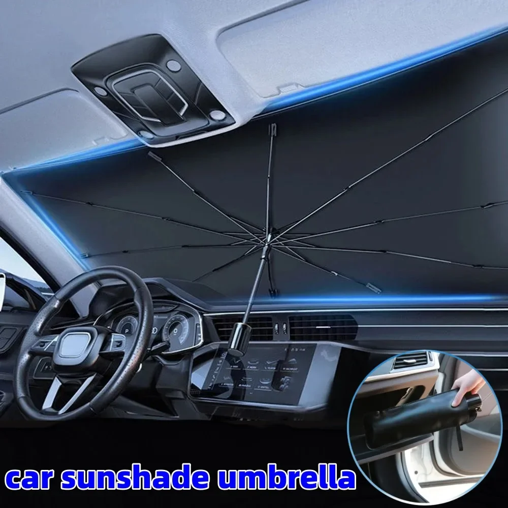 Auto-Windschutzscheiben-Sonnenschutz, UV-Strahlen und Wärme, Sonnenblende, Schutz, faltbar, Reflektor, Regenschirm, Brella-Schild