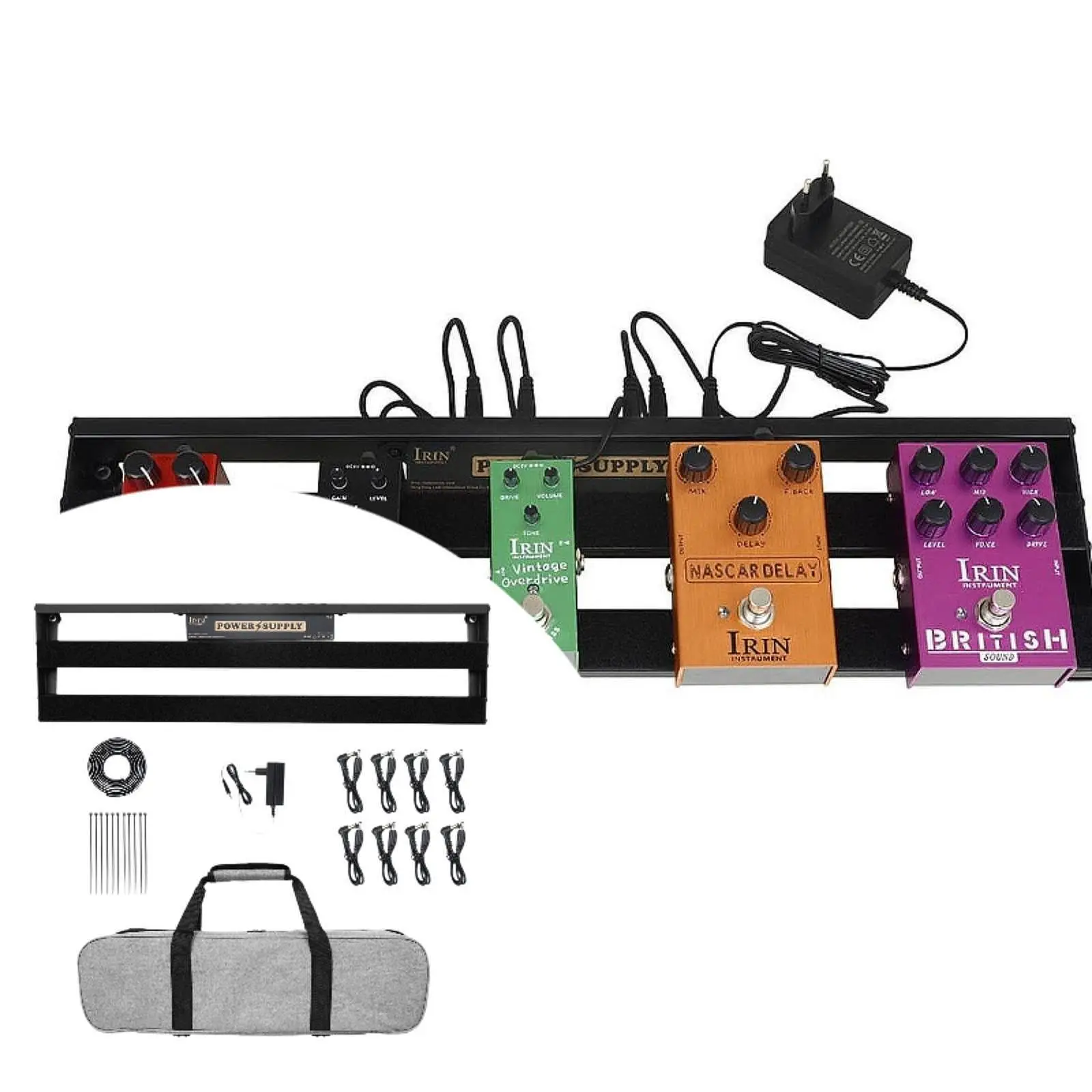 

Effect Pedal Big Storage Case Effects Rack Replacement Portable Multifunction Guitar Pedal Board Guitar Effect Pedal Board