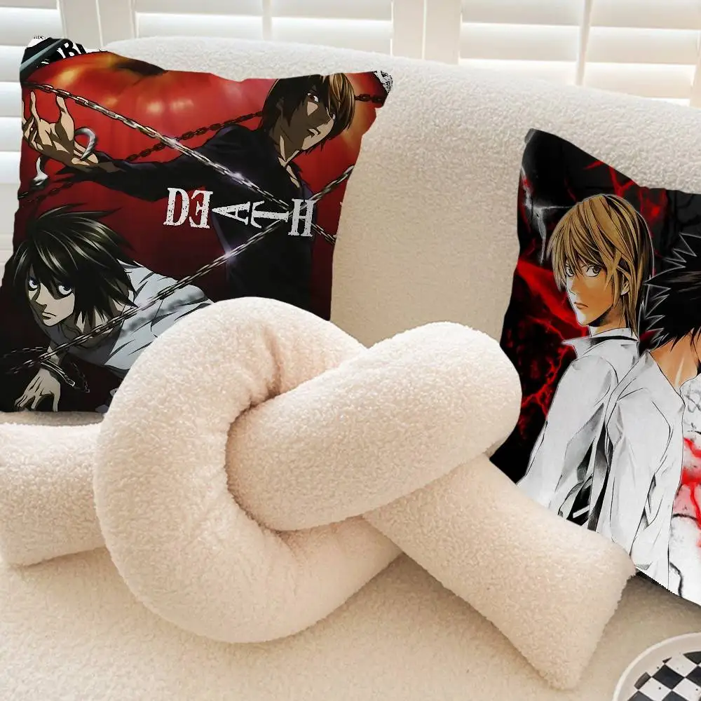 Anime Death Note Lucky Dragon pillow cover sofa cushion cover home room decoration children gift