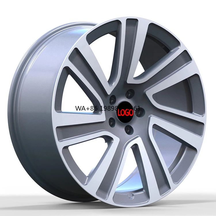 

17 18 19 20 21 22 Inch 6061-T6 Aluminum Monoblock Rims Wheels Gray Machine Face Car Forged Wheels for Land Rover