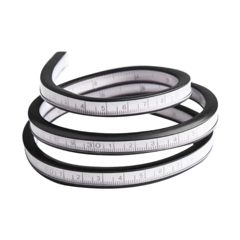 

Convenient Flexible Snake Ruler 30-60cm Soft Drafting Drawing Tool Bendable Measuring Tape Measure for Clothing