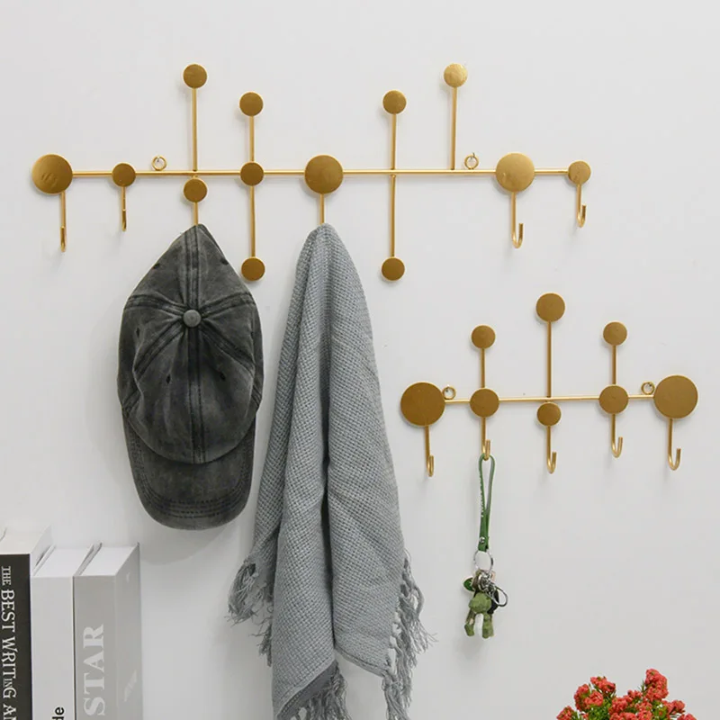 

Hats Metal Wall Coat Rack Shoe Baobao Bag Organizer Wall Shelf Storag Decorative Furniture Perchero Pared Hanger In The Hallway