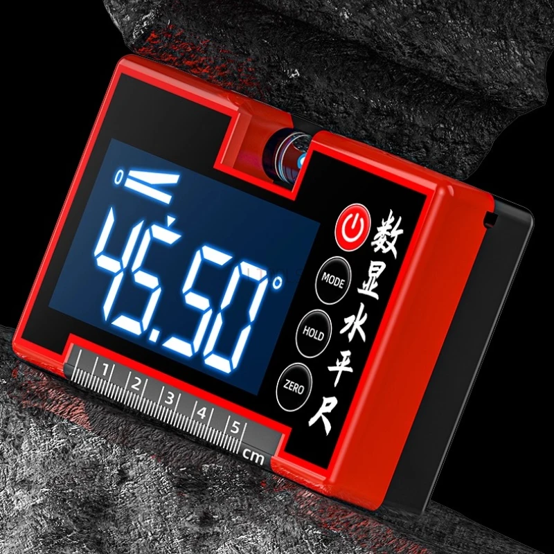 

New Magnetic Digital Level 360° High-precision Angle Ruler Durable Inclinometer Professional Woodworking Precise Measuring Tool