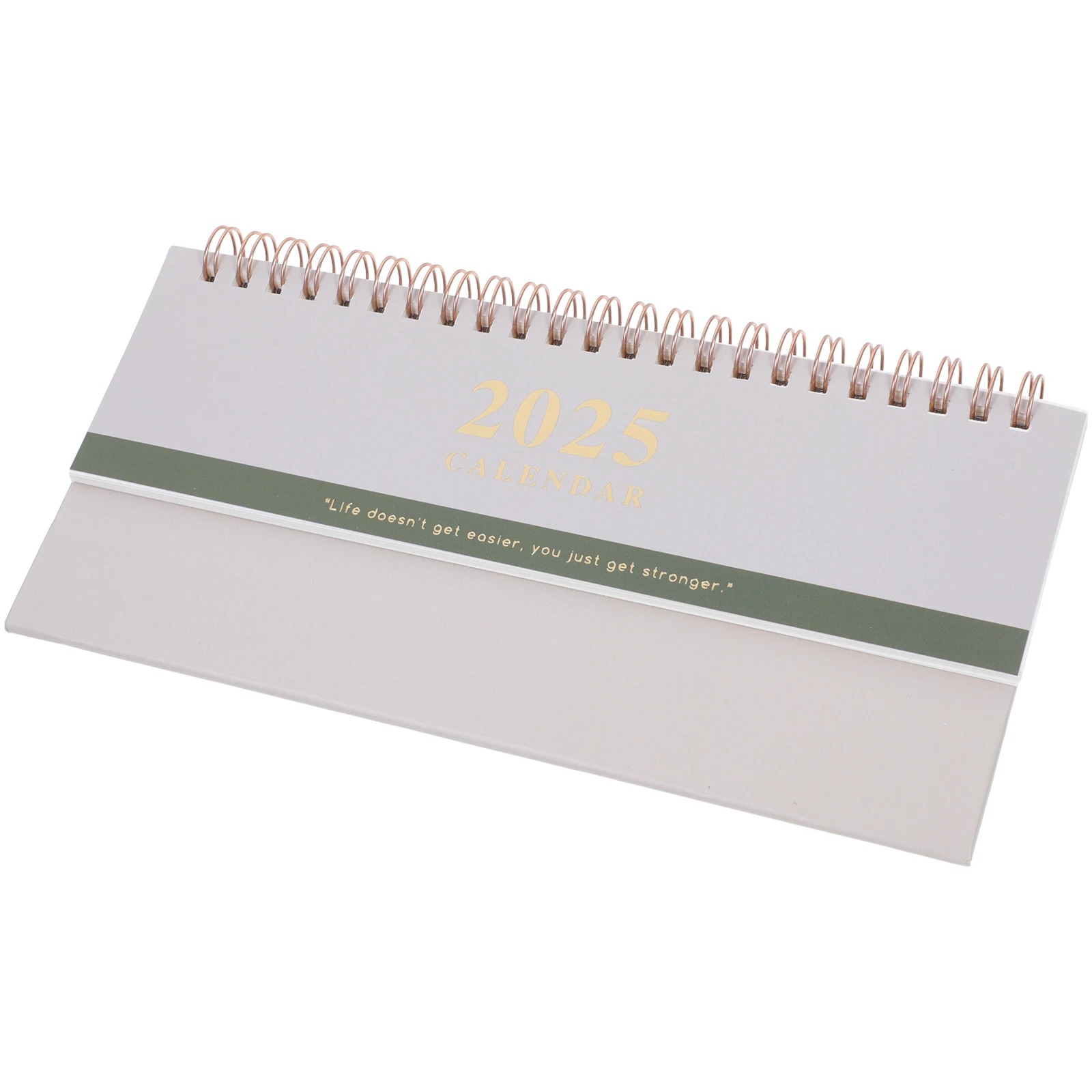 

Long Desk Calendar Small Desktop Flip Standing Dekstop Monthly Paper