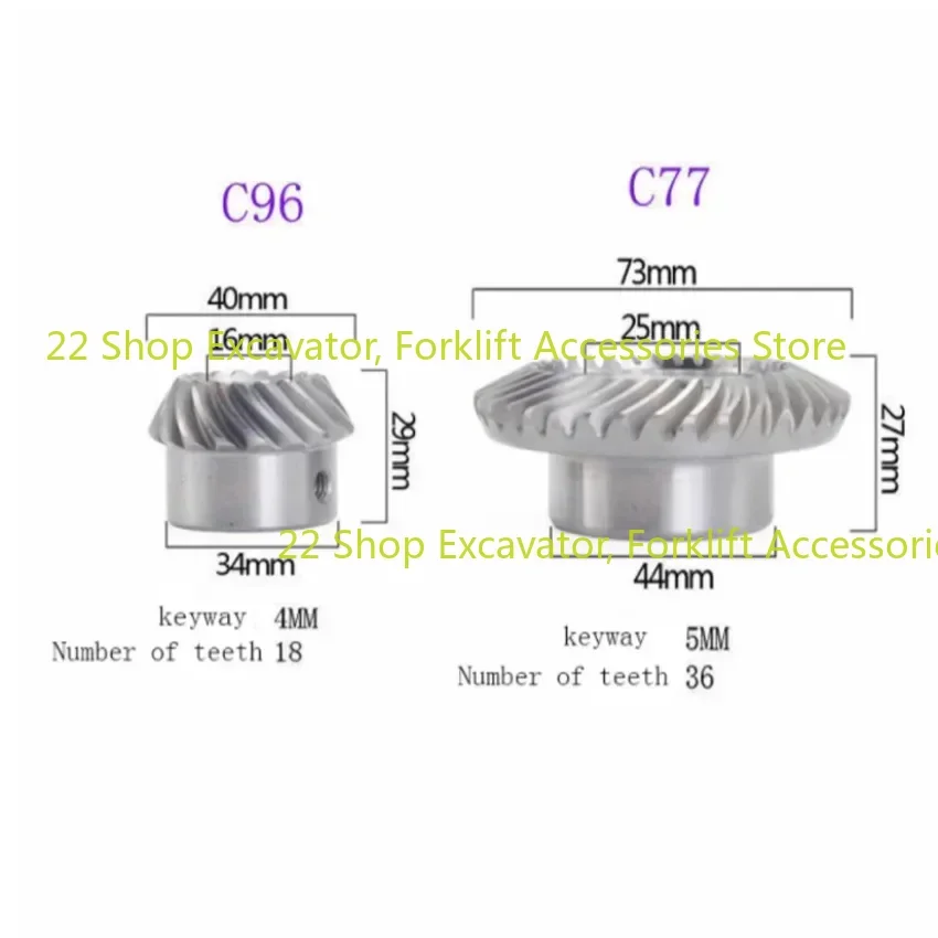 

Milling Machine Lifting Gear Turret C77+C96 Spiral Lifting Gear Helical Gear Milling Machine Processing Accessories