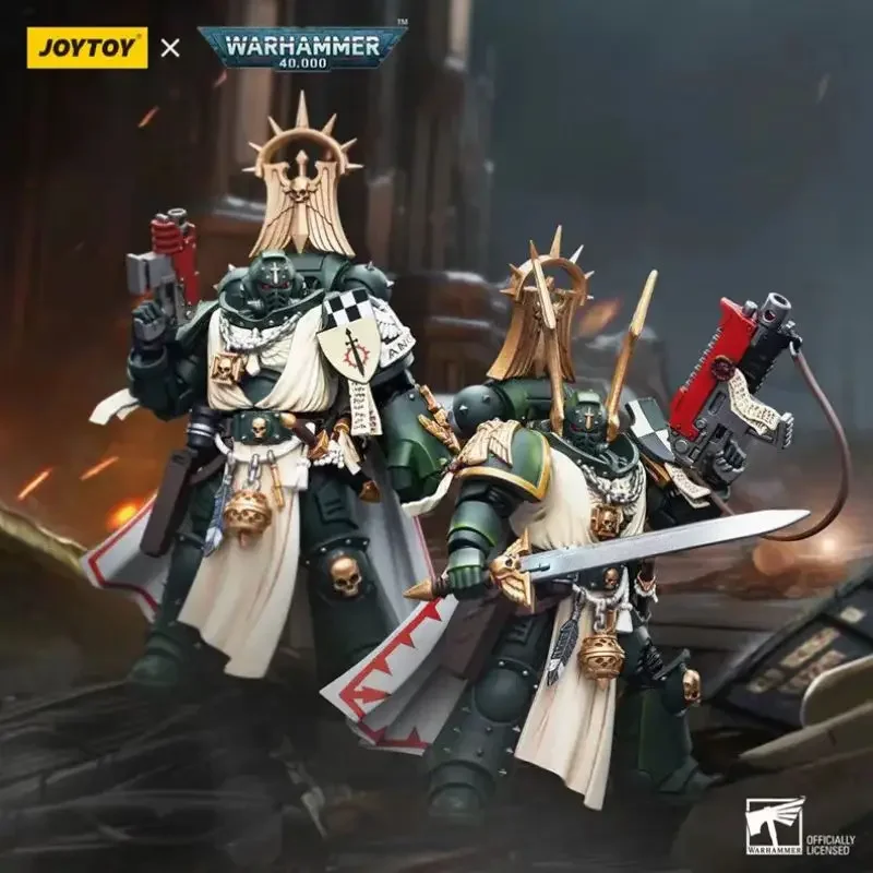 

In Stock JOYTOY 1/18 Action Figure 40K Dark Angels Master Lazarus Master with Power Fist Anime Model Toys