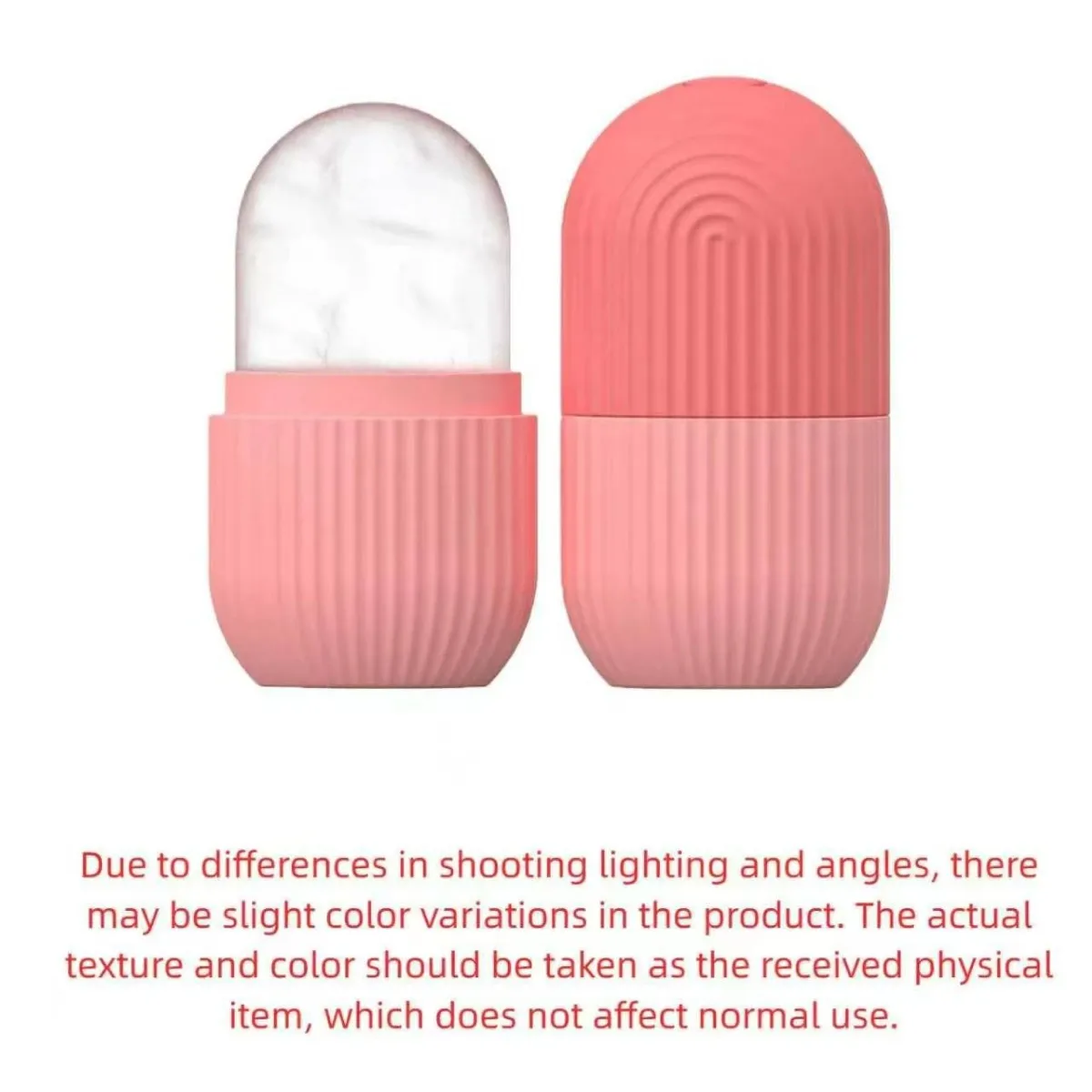Silicone Facial Ice Roller Reusable Ice Face Mold Portable Face‑Eye Puffiness Reducing Massager Skin‑Care Beauty Tool