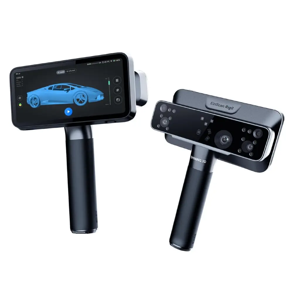 Shining EinScan Rigil 3D Scanner 7 Parallel Laser Lines Accuracy Up to 0.06 mm 3D Wireless Scanner