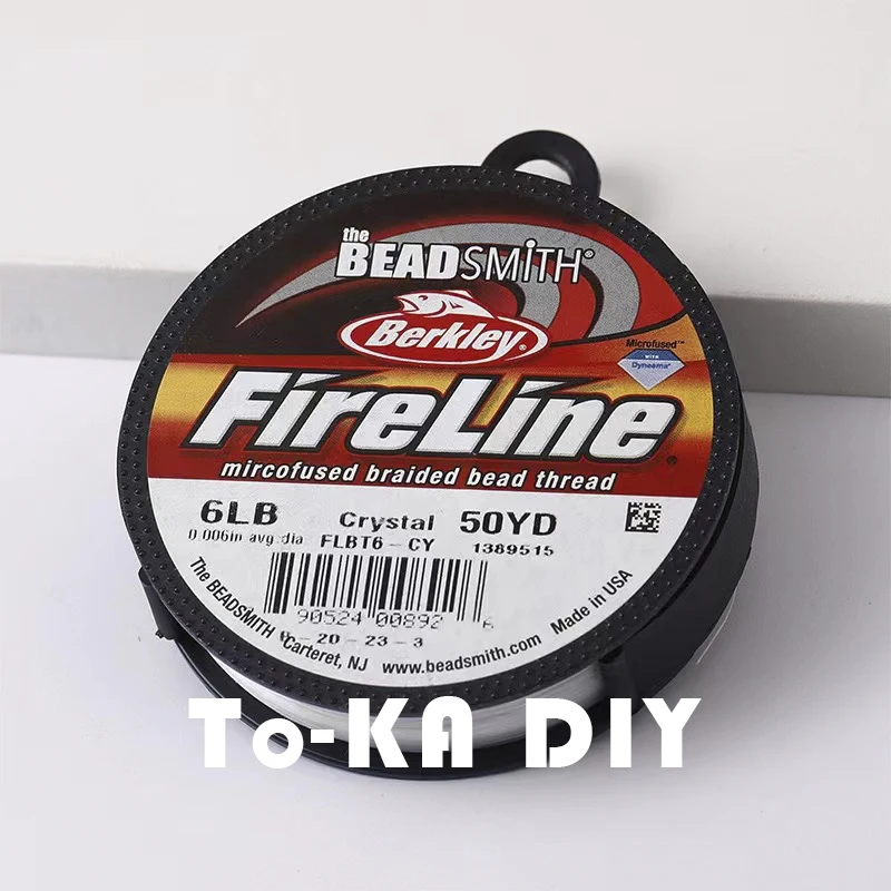 

Бисер для бусин Fireline, белый бисер, 6 пакетов, 50 ярдов, прочная полиэфирная линия для ювелирных изделий и проектов бисероплетения