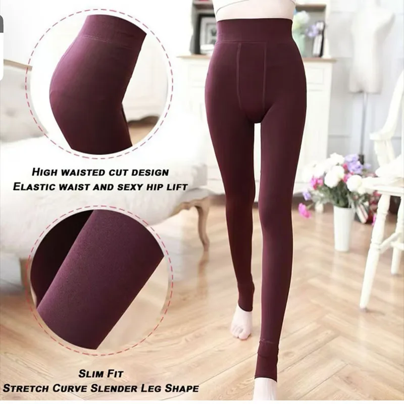 3 قطعة الملابس الداخلية امرأة Leggins طماق مع طماق عالية الخصر المتطرفة الملابس الحرارية الباردة كبيرة الحجم غمد يغطي الرجل الجوارب