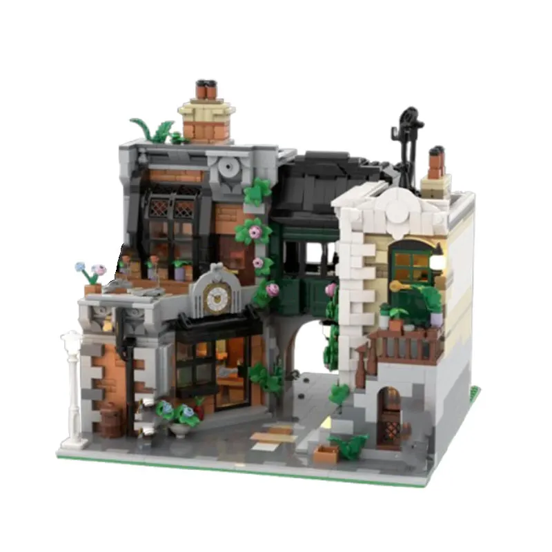 Spot MOC-212483 2210pcs Moderne Architectuur DIY Kleine Deeltje Montage Bouwstenen Educatief Speelgoed Model Gift Set Ornamenten