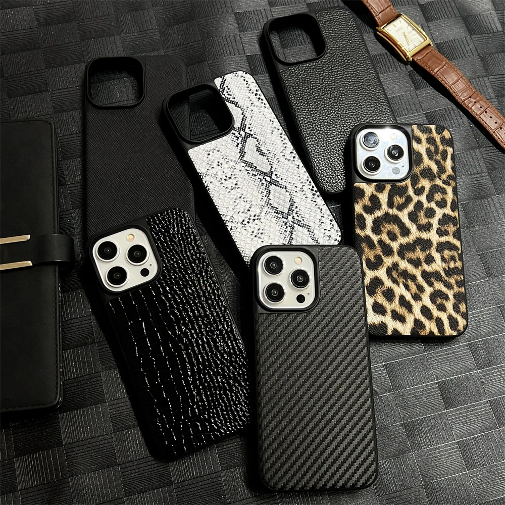 Custodia protettiva per telefono in pelle Sexy coccodrillo serpente leopardo di lusso per samsung galaxy S24 S23 S22 ULTRA S24 Plus Coque
