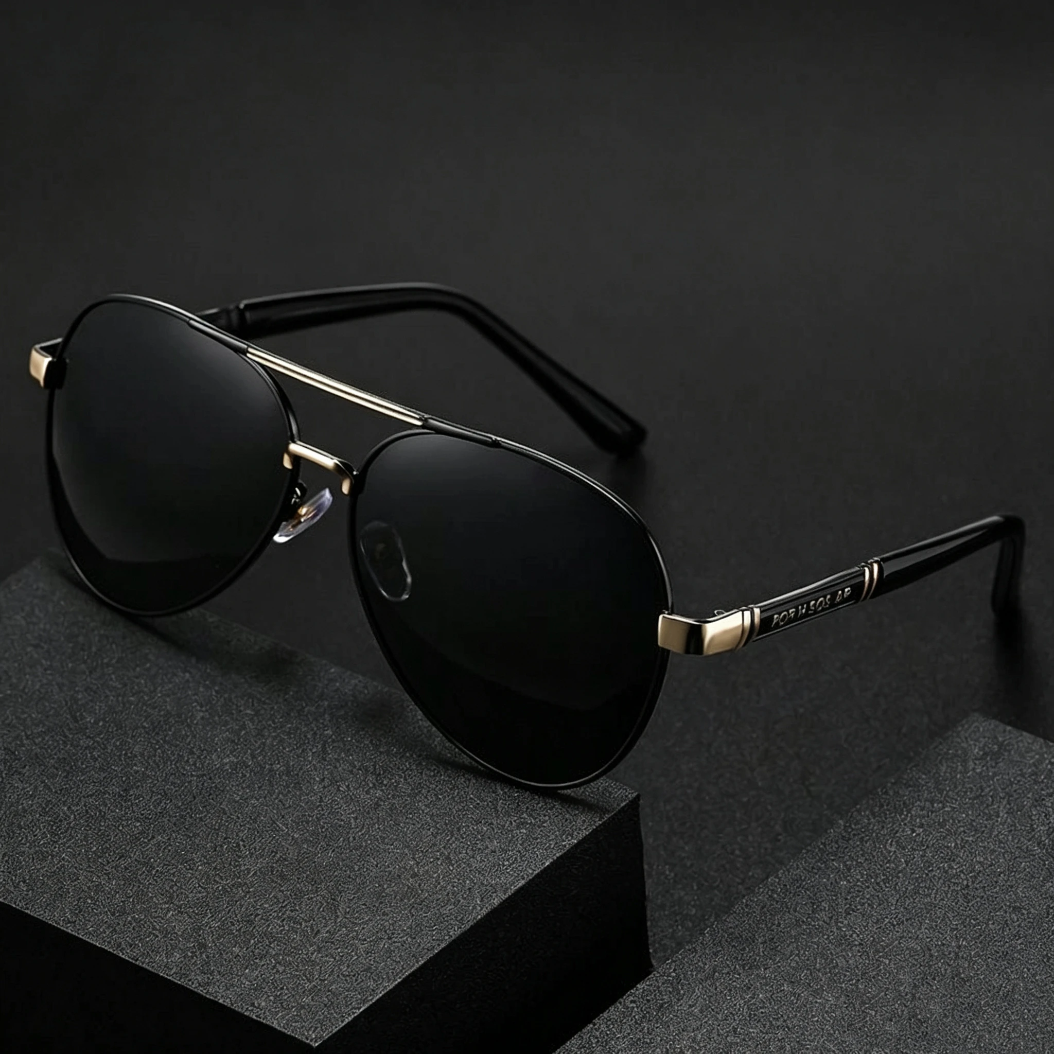 Fishing Sunglasses Polarized - 1/2PCS Retro Polarisierte Sonnenbrille Herren Metallrahmen