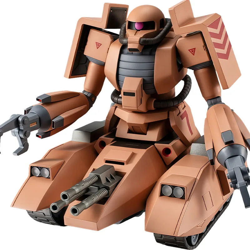 Bandai Echte ROBOTER Anime Figur MS-06V Zaku Tank 100mm Action Figur Spielzeug für Jungen Kinder Geschenk Sammeln Modell Ornamente