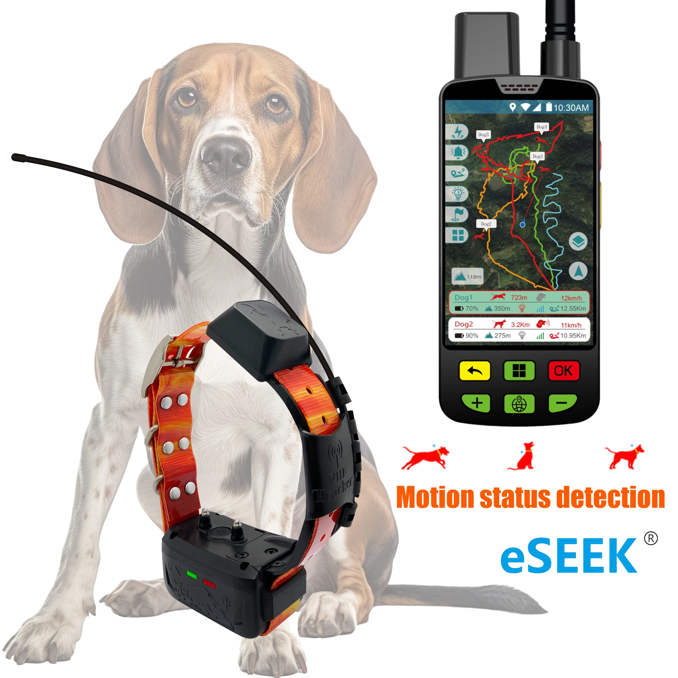 Animal Health Tracker Collar | Hunting Dog Gear | Wholesale | Cus-tom Dwell Alert