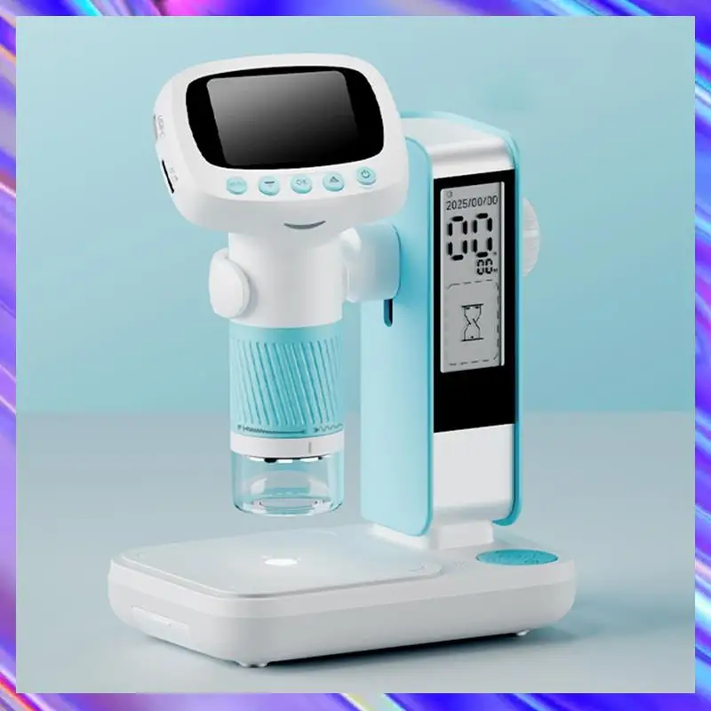 Für Kinder 2 Zoll IPS Bildschirm Mikroskop Tragbare Handlupe 1080P HD Für Wissenschaftliche Experimente