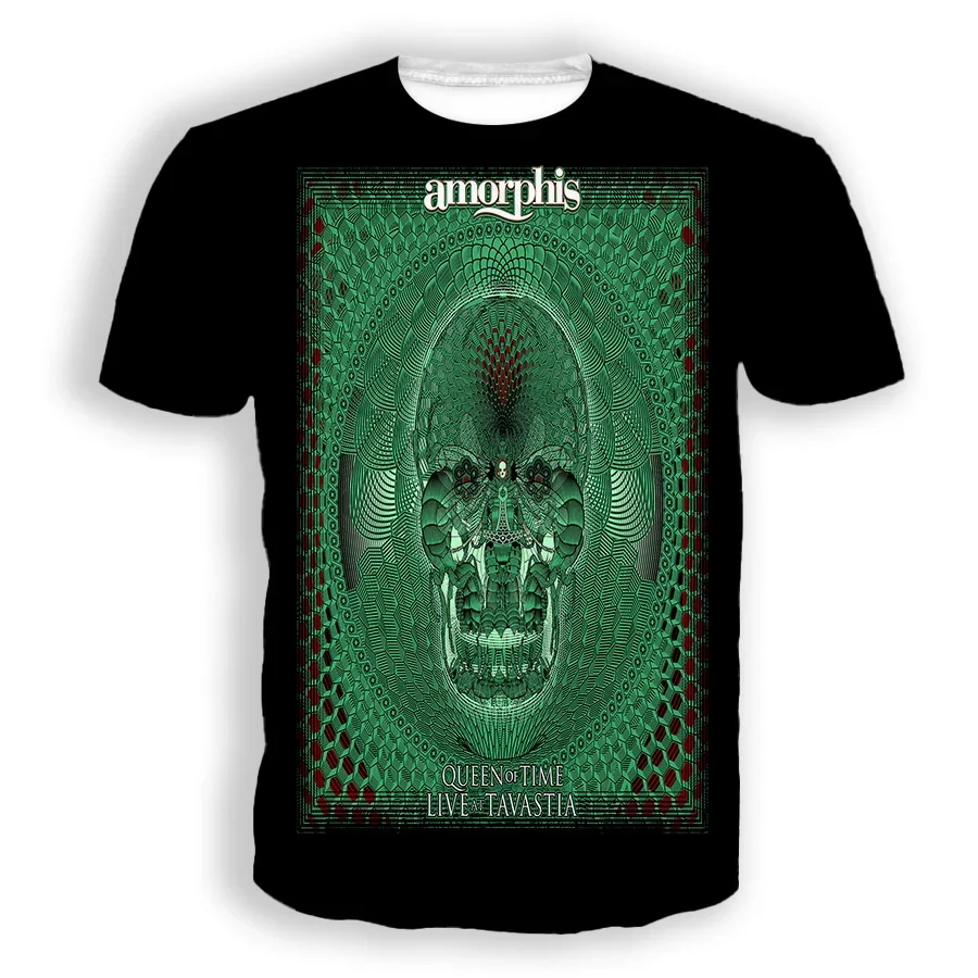 New Fashion Women/Men's 3D Print Amorphis  Casual T-shirts Hip Hop Tshirts Harajuku Styles Tops Clothing   EE2