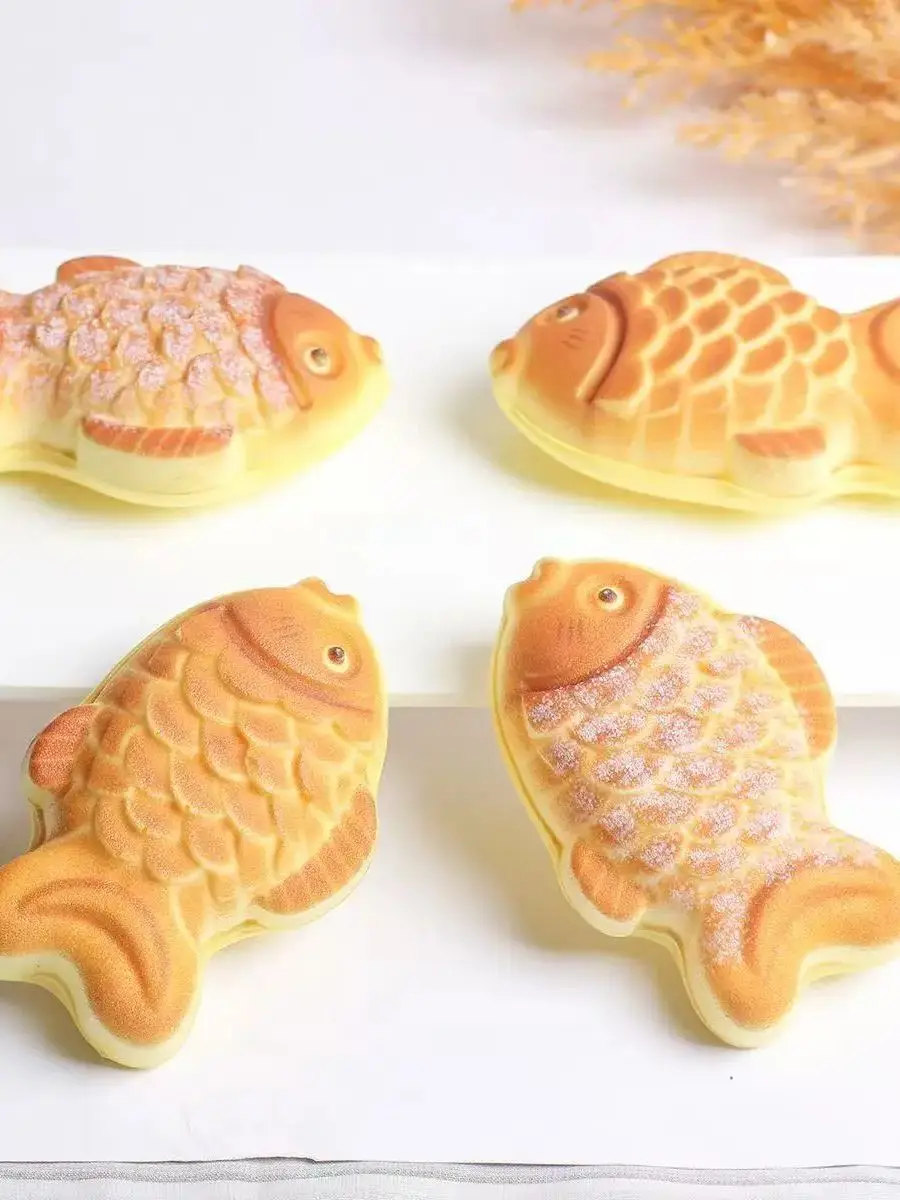 1 SZT. Wysokiej Jakości Nowy Model Taiyaki z Efektem Powolnego Odbicia, Symulacja Jedzenia, Zabawka Antystresowa, Prezent do Ściskania — 2