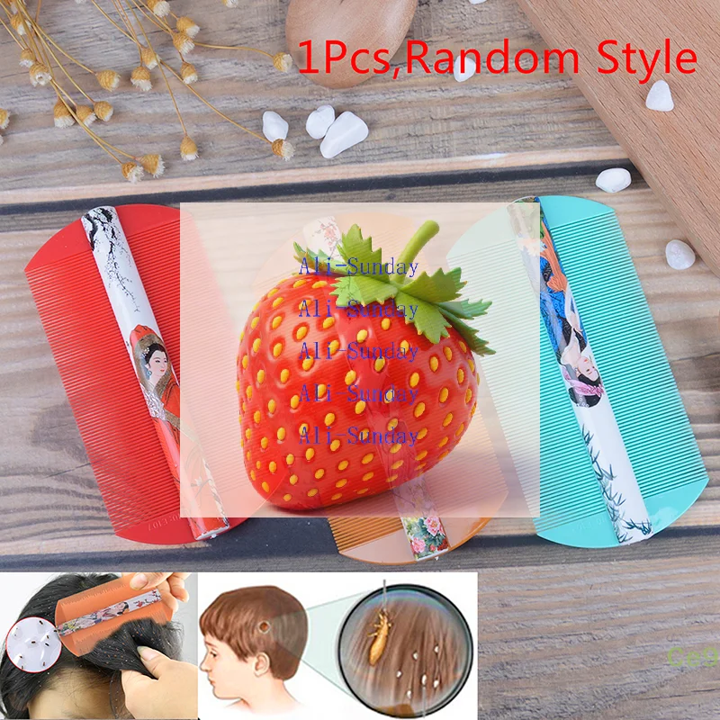 Double-Sided Lice Comb - Encrypted Grate Brush for Dandruff & Hair Care