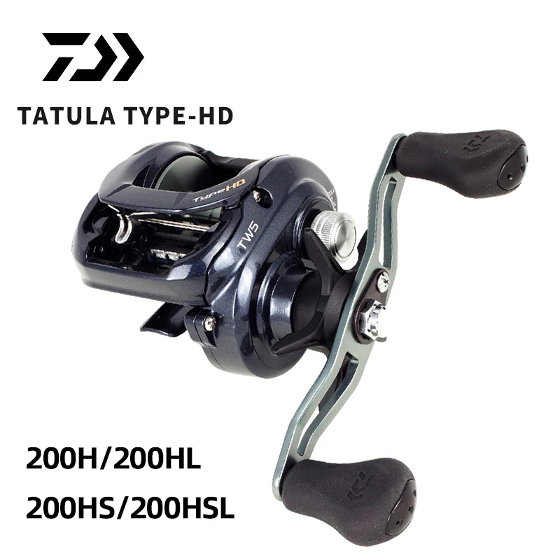 

ORIGINAL DAIWA TATULA TYPE-HD Fishing Reel 7+1BB Baitcast Reels Gear Ratio 6.3/7.3 Max Drag 6kg Saltwater Fishing reel