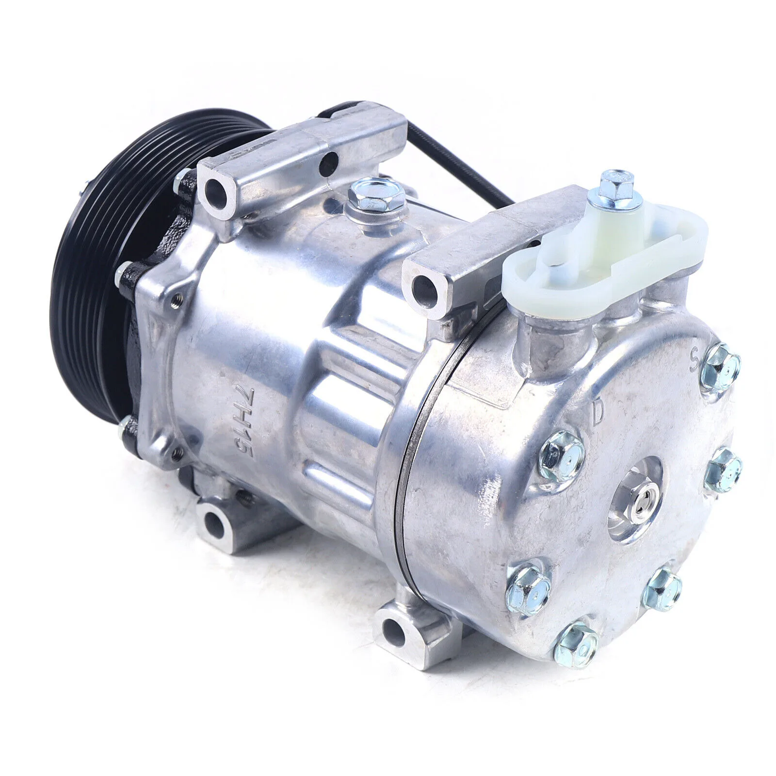 Compressor AC com substituição da embreagem, SD7H15, cabe para Kenworth T660, T800, 4039, 4424, 4731, SD7H15, compressor durável