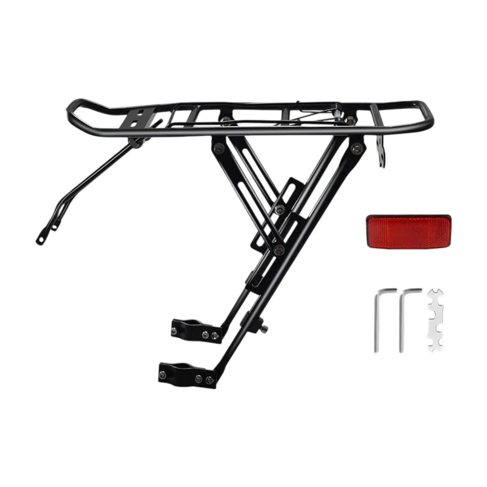 Bike Pannier Rack Practical Rear Bike Rack for Biking Folding Bike Outdoor