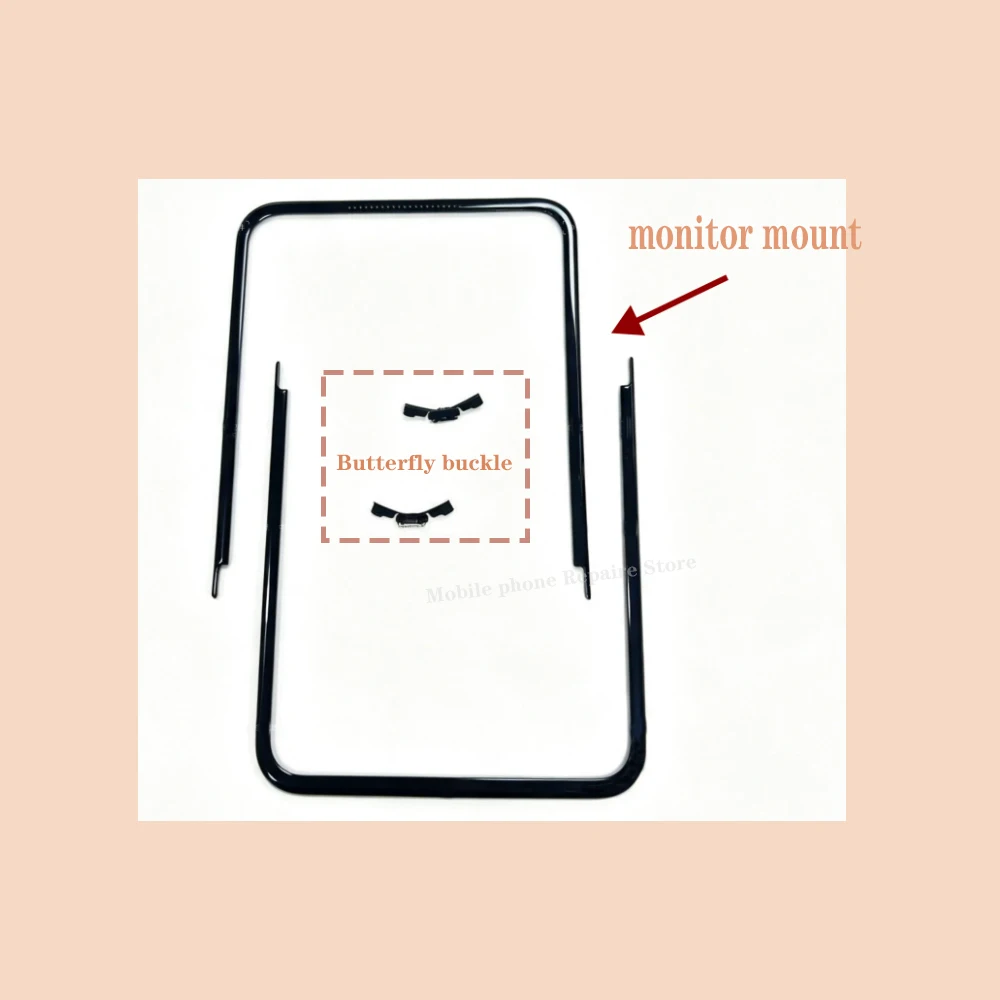 Edge Strips For Motorola Razr 40 40Ultra 50 50Ultra 60 60Ultra Middle Frame Stand Housing Bezel Repair Part + Buckle Connect