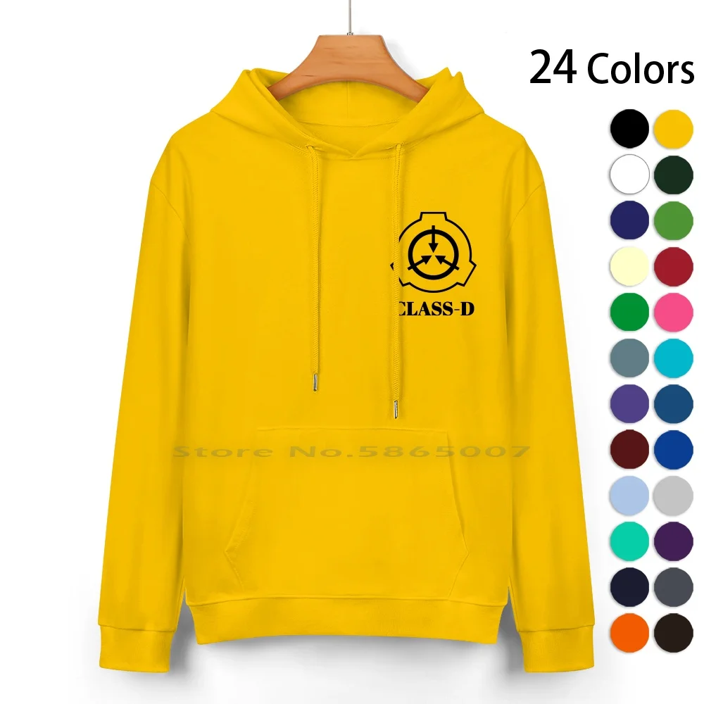 Secure Contain Protect Scp Foundation Cotton Hoodie Sweater 24 Colors Peanut Scp 096 Class D Cool Euclid Keter Secure Contain