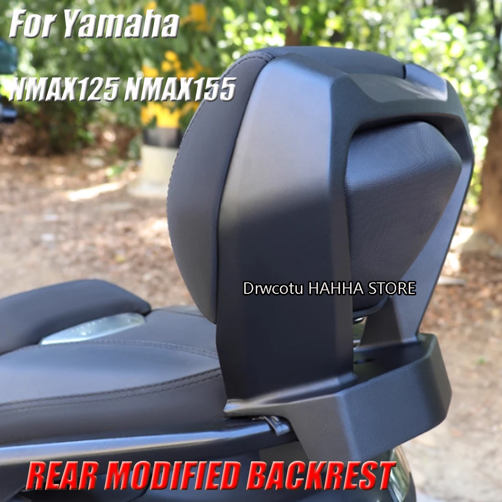 

Motorcycle For Yamaha NMAX125 NMAX155 NMAX 125 155 2025 Modified Rear Passenger Seat Backrest Frame Sissy Bar Support Cushion