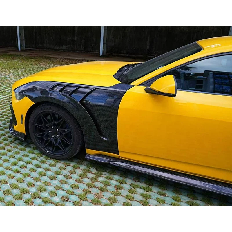 

Легкие карбоновые крылья (Wet Carbon) для Mustang 2024, боковые, из углеродного волокна, автозапчасти