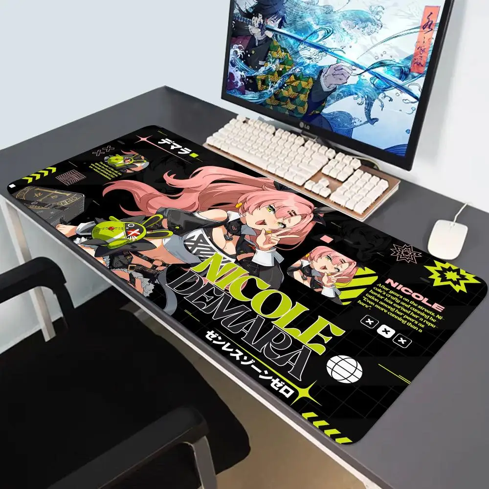 

Gaming Computer Mousepad Zenless Zone Zero Nicole Demara New Playmat Natural Rubber Office Carpet Computer Mice Pad HD