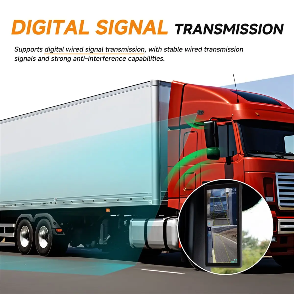 Truck Electronic Side-View Mirror 10.36