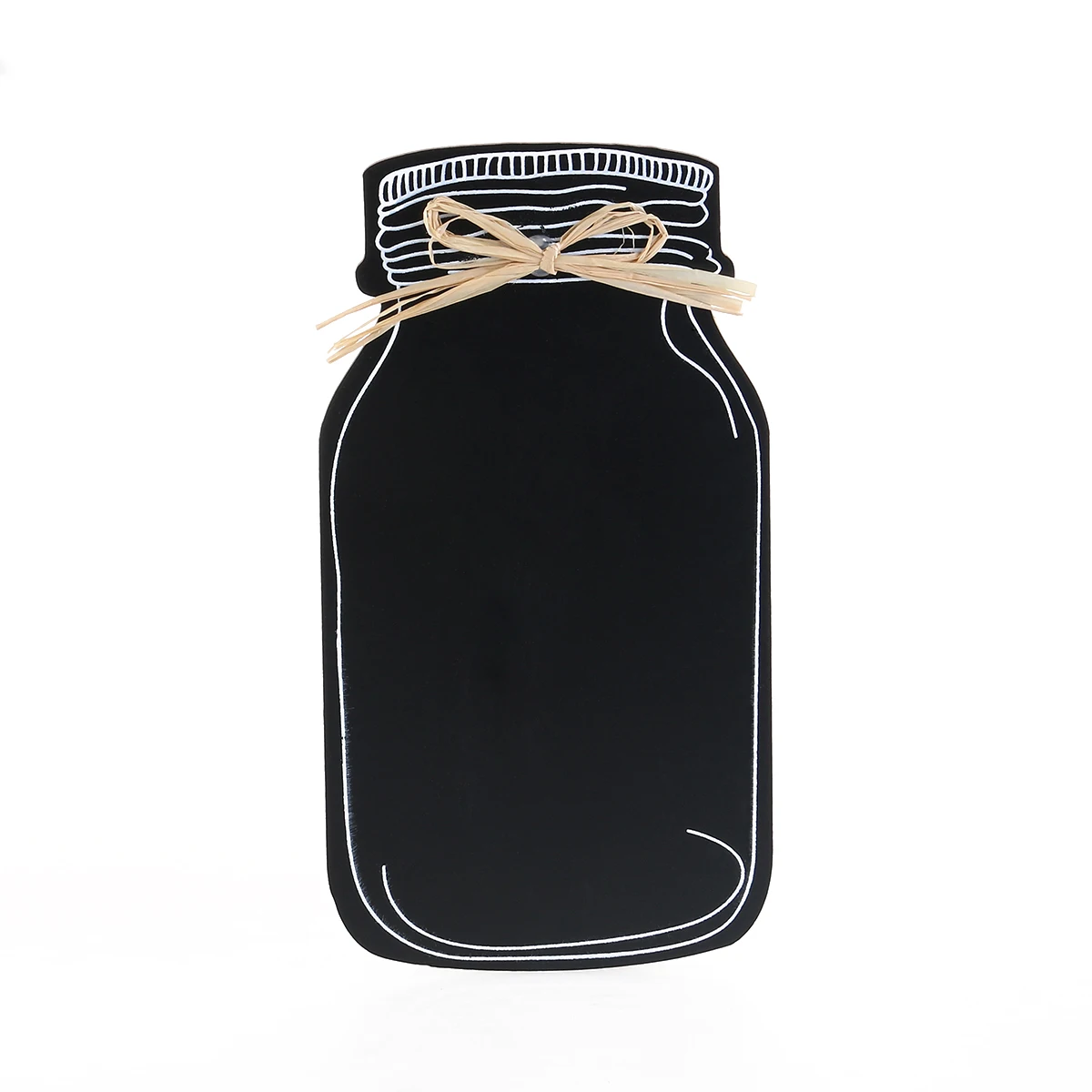 

1pcs Jug Shaped Chalk Board Wooden Wishing Bottle Rope Wedding Mini Hanging Message Craft Gifts Signs Labels