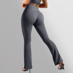 Solid Elegant Lady Women Legs Pants  Flared Wide Killer High Waist OL Ladies Career Long Trousers High Waist Flared Pants Women