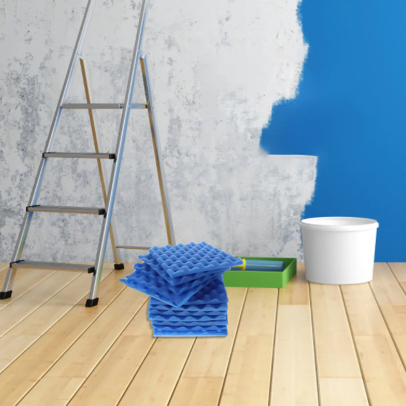 

12Pcs Acoustic Soundproof Wall Panels Self Adhesive Sound Dampening Pads for Home Studio Bedroom Ktv Noise Cancelling