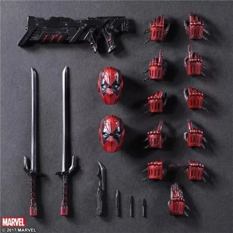 Deadpool 3 Jogar Artes Figura De Ação, Mudança De Junta, Modelo De PVC Substituível, Estátua, Decoração De Mesa, Brinquedo Colecionável, Presentes