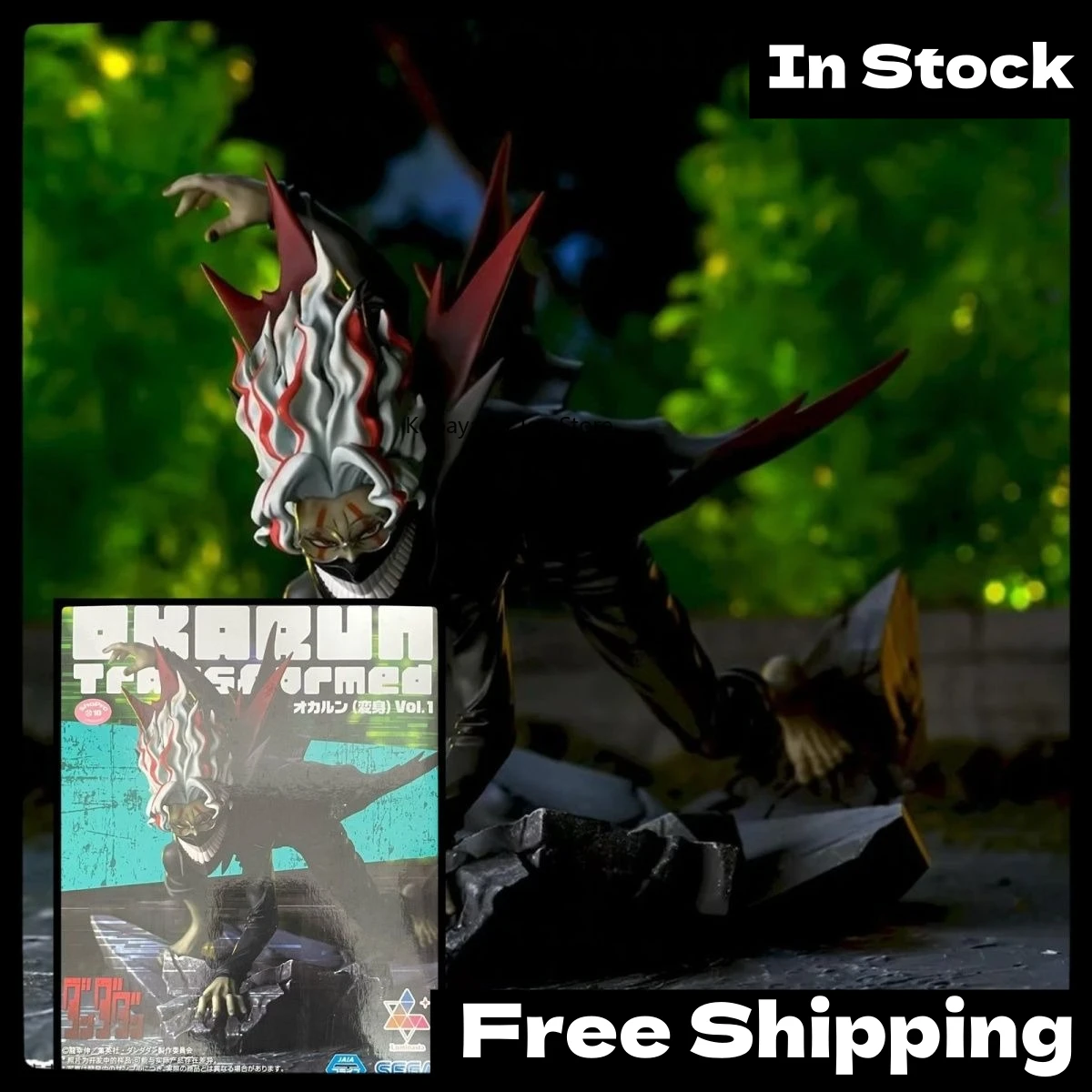 

In Stock Japanese Ver. SEGA Dandadan Ken Takakura Transformed Okarun Prize Figure Collectible Gift