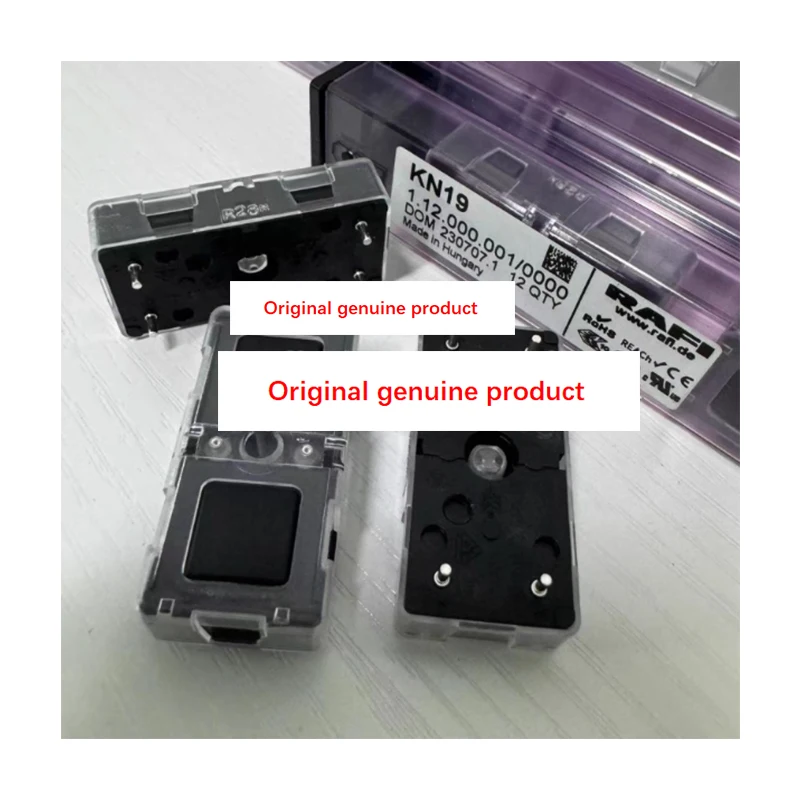 KN19 German Original RAFI tactile switch PCB installation rocker switch 1.12.000.00/0000 1NC+1NO