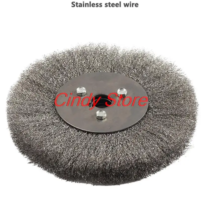 Steel Wire Brush150mm 125mm 100mm 200mm Wire Wheels Brush Round For Bench Grinder Deburring Tool Cleaning Rust Polishing Adaptor