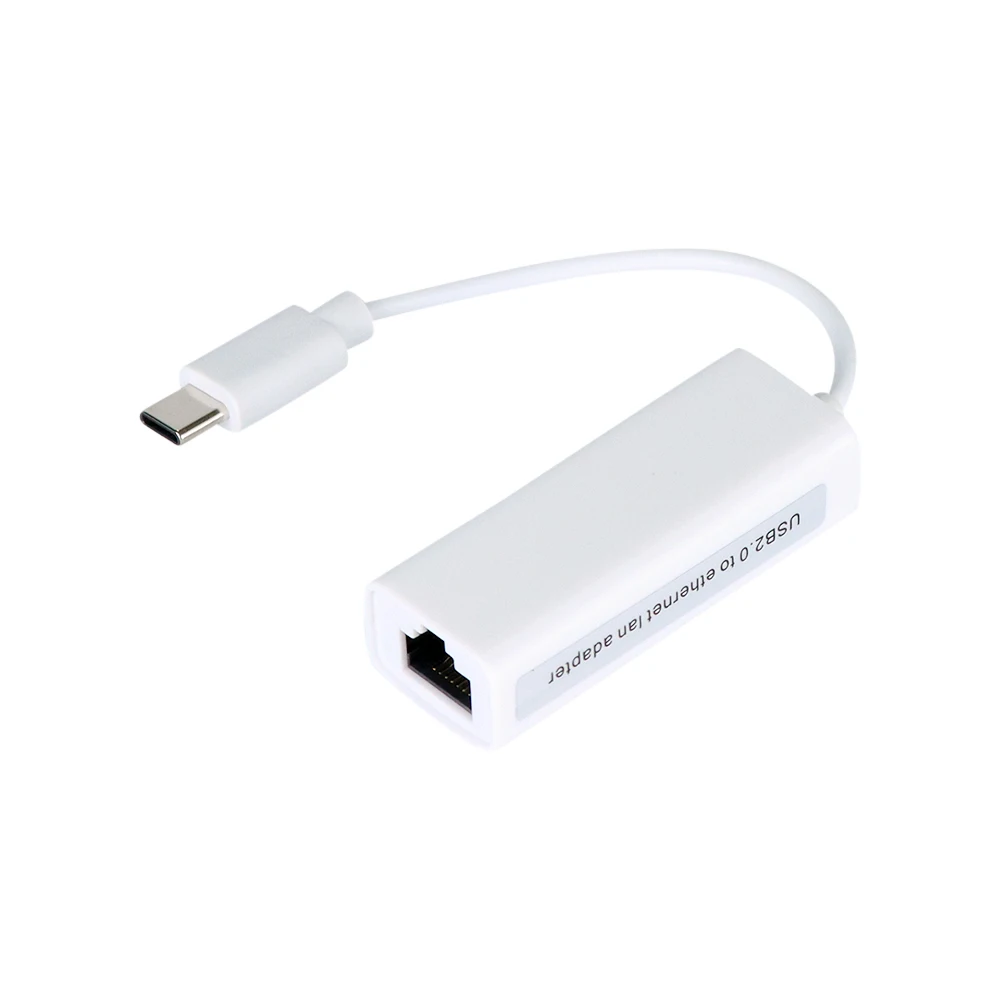 

USB 3.1 Type-C 100M Ethernet Computer Network Adapter for Macbook USB Type-C to RJ45 Lan 100M Network Adapter SR9900